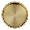 UK Brass Castor Cups (Set of 4) – Solid Polished