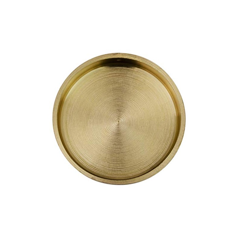 UK Brass Castor Cups (Set of 4) – Solid Polished