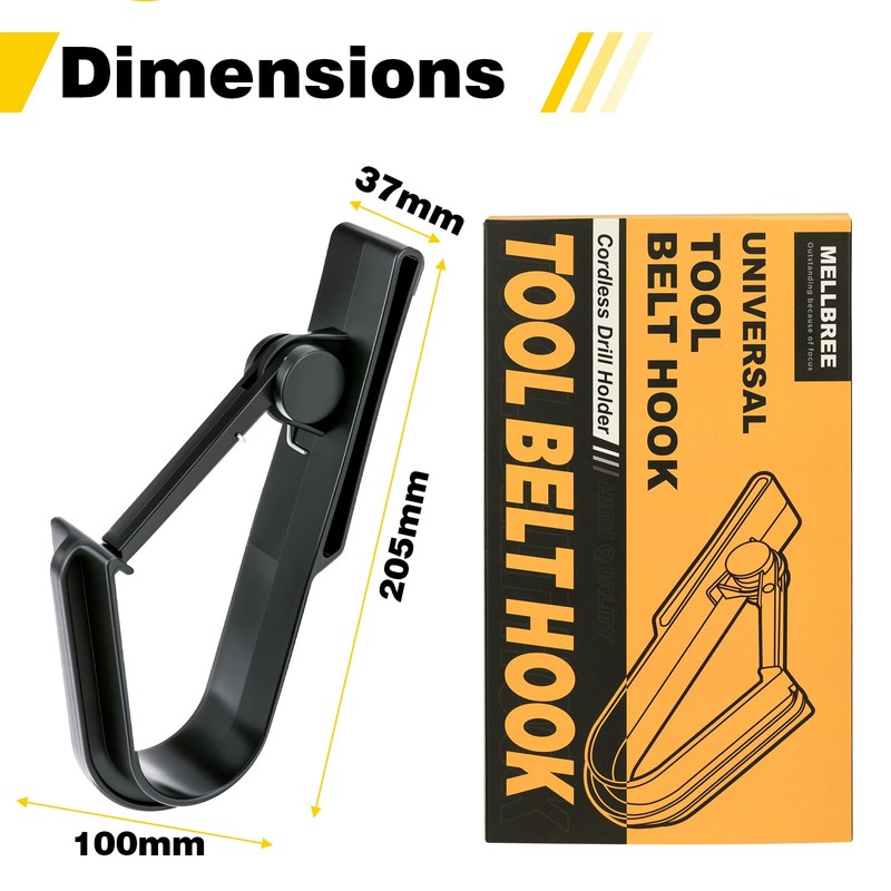 Gorilla Hook, Mellbree Universal Tool Belt Hook for Scaffolding Tool