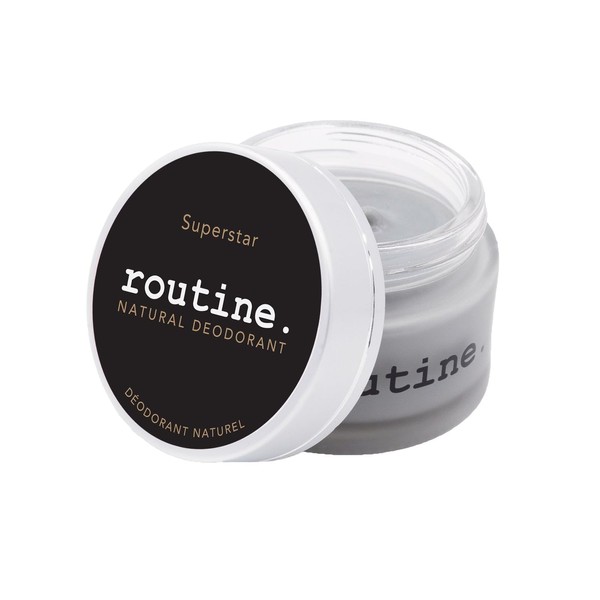 Routine Routine. Natural Deodorant (2 Fluid Oz.) SuperStar, for Extra
