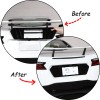 MXtech-23 Aluminum Black Alloy Rear License Plate Frame Trim Fit
