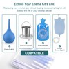 Enema Nozzle 8 Pack, 2 Multi-Hole 5.73in, 2 Straight-Hole 2.91in,