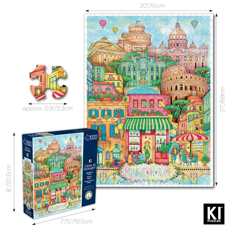 Hard & Challenging 1000 Piece Puzzle for Adults – Rome