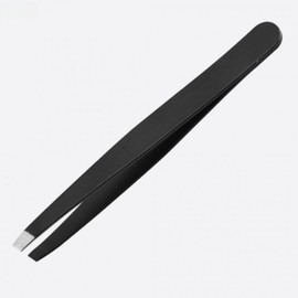 Stainless Steel Precision Beauty Tweezers Eyebrow Fine Hair Blackhead B flat tongs for hair removal 8ea