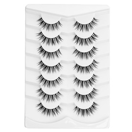 Onlyall Wispy Lashes Natural Flared False Eyelashes Fake Lashes DK59