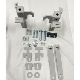 TORQUE Deer Guard Bumper Protector Mount Brackets Set for Kenworth T660, Full Hardware Included Front Bumper Mounting Bracket Kit
