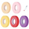 5 Pcs Moldable Thimble Tape for Hand Sewing, Latex-Free Finger