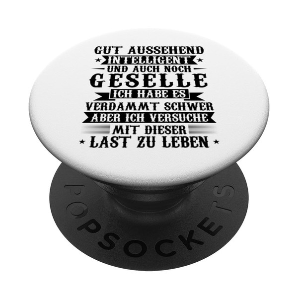gut aussehend intelligent und Geselle Geselle PopSockets mit austauschbarem PopGrip