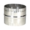 Deflecto Deflecto 4 Duct Connector, Aluminum with Bead and Crimp,