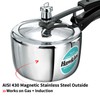 HAWKINS Triply Stainless Steel Pressure Cooker, Inner Lid Induction Cooker,