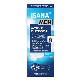 [International Direct Shipping] Isana Men Active Outdoor Cream LSF15 75g / [해외직배송] 이사나 맨 액티브 아웃도어 크림 LSF15 75g