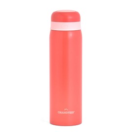 GrandTies Kids Insulate Water Bottle- 17oz Lightweight Stainless Steel Vacuum Water Bottles, Leak-Proof, Double Walled Thermal Tumbler Keep Beverages Hot or Cold for Men & Women- (Coral)