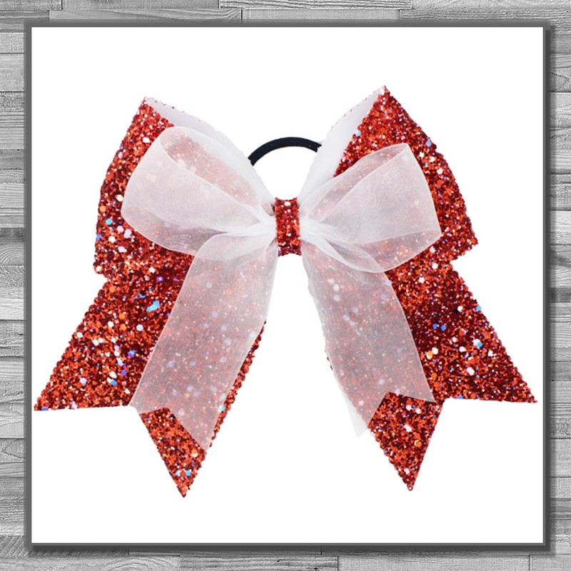 Rex Standard AH004 Hair Rubber Hair Accessories, Ribbon, Glitter, Cute,
