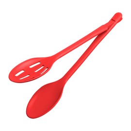 rena germany® Salad and serving cutlery, 1 piece, heat resistant, dishwasher safe, made in Germany, red, Classic