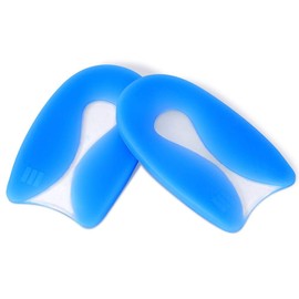 Copas de gel para talón con cojín para el talón, para dolor de talón, espolón óseo y dolor de Aquiles, adecuado para hombres y mujeres, tamaño grande