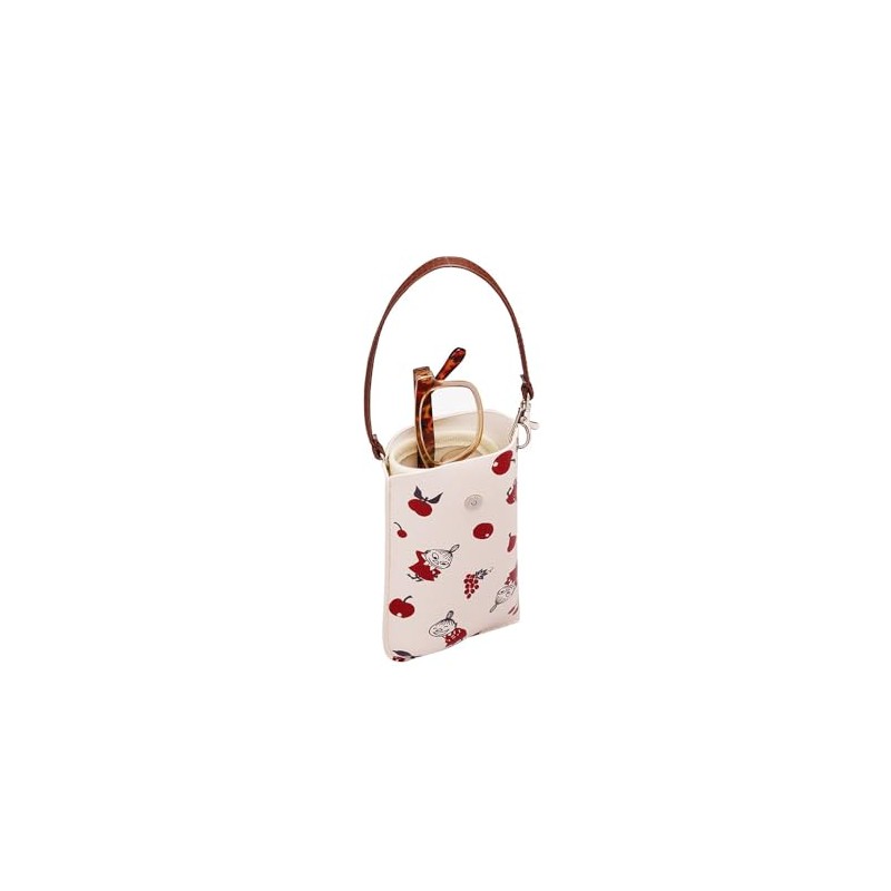 Moomin Eyeglass Case, Flat Glasses Case with Pass Case, FRUITY