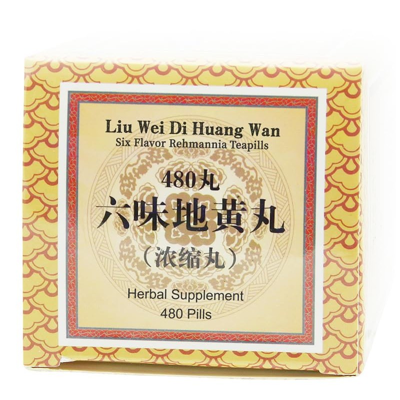 ciwoll Liu-Wei Di-Huang Wan Herbal Supplement 480 Pills (60 Servings)