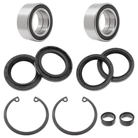 Front Wheel Bearings & Seals Kits for Honda FourTrax 300 Rancher 350 400 420 Only for 4x4 91209-HN2-003 91256-HC5-003 91051-HC5-003