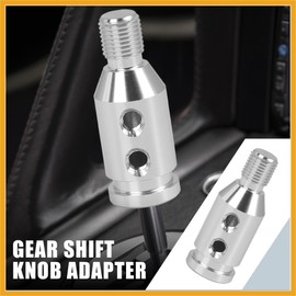 Partuto Gear Shift Knob Adapter Kit with 4 Hoses M12x1.25 Lever Cover Head Replacement