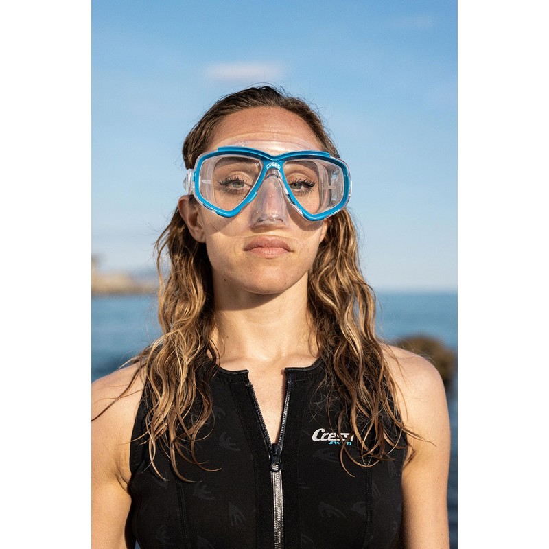 CRESSI Perla Mask Black/Blue - Unisex Perla Scuba Mask ideal