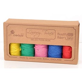 EVERLASTO Luxury Twine Selection Boxes Craft String Various COLOURWAYS (Solid)