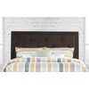 Hillsdale, Becker Full Upholstered Headboard, Black/Brown