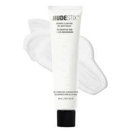 NUDESTIX Blemish Clarifying Gel Moisturizer – Lightweight Salicylic Acid Acne Treatment with Niacinamide, Cica & Hyaluronic Acid | Hydrating, Vegan Da