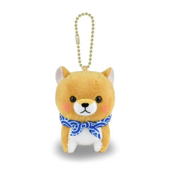 AMUFUN Plush Mascot Keychain Brown Small