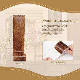 Audvln Grain Repair Tape, 2.4inches x 32 feet Grain Tape, Self-Adhesive Tape for Furniture, Flooring, Cabinets, Doors, Windows, Handmade DIY