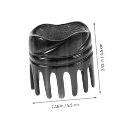 WOONEKY Horn Comb Scalp Massager Wide Tooth Shampoo Brush for Dandruff Removal and Scalp Care Horn Design for Hair Types Portable Lightweight Hairdressing Tool