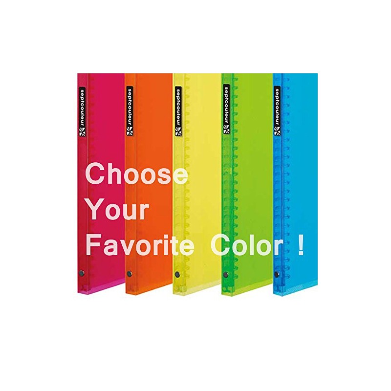 Maruman F083B-03 Loose Leaf Binder, A5, Septocrulle, 20 Holes, Green