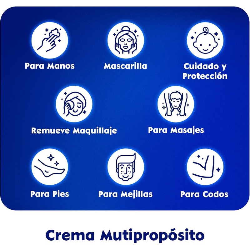 NIVEA Creme (100ml), crema humectante de larga duración para el