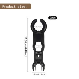 HDKAJL MC4 Spanners, Set of 2 MC4 Keys, MC4 Tool, Solar Connector Disconnect Tool, Solar Panel Connector Spanner, MC4 Removal Tool, MC4 Key for Solar Panel Cables, Connectors, Photovoltaic Cable Sets