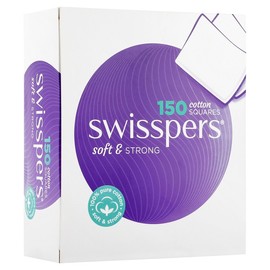 Swisspers Cosmetic Square Pads X 150