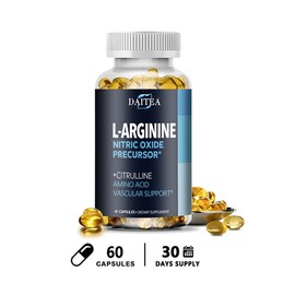 Daitea L-Arginne health Supplement，Supports energy, endurance, vitality，Supports muscle health:_60pcs_Standard