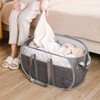 Pop-Up Laundry Basket，collapsible Mesh Laundry Hamper– With Extended Shoulder Straps,