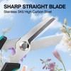 GILBEST Garden Scissors Floral Shears, Professional Floral Scissors with Comfortable