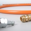 Gas quick coupling adapter to gas stove, gas grill or