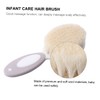 KOMBIUDA 2pcs Comfortable Wool Shampoo Brush Set for Care Soft