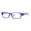 Fancy Narrow Rectangle Spring Hinge Light Weight Plastic Reading Glasses