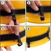 WJSHANYING Headlight Clip for Helmets, Set of 12, Black, Helmet