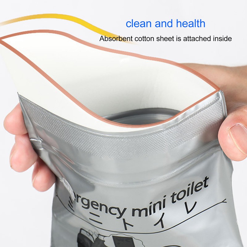 10pcs Urine Bags Disposable Portable Vehicle Emergency Vomiting Camping Pee