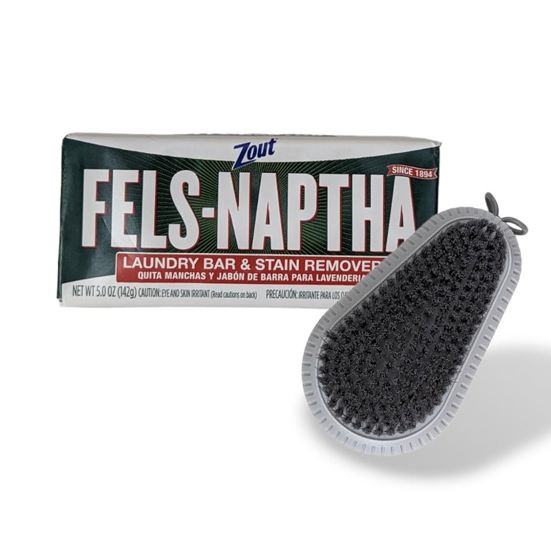 Fels Naptha Laundry Detergent Bar Soap and Stain Remover Bundle