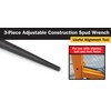 Titan 223 Adjustable Construction Spud Wrench, 3-Pc Set