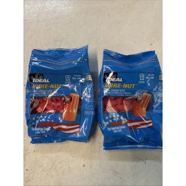 Ideal (2)Ideal Wire-Nut 73B 30-073P 100 Pack Wire Connectors Orange.NEW. H 493