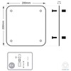 Kinekt3d Leitsysteme Aluminium Wall Sign 200 x 200 mm Cellar