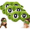 3D Frog Sleep Mask, Soft Contoured Sleeping Mask, Funny Frog