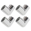 4PCS 2 Way 90 Degree Boat Hand Rail Fitting 25mm