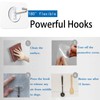 Adhesive Hooks 40 Pack 22lb(Max) Adhesive Wall Hooks, Heavy Duty