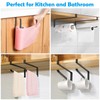 Vicloon Kitchen Roll Holder without Drilling, Pack of 2 Paper
